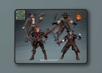 Labyrinth Models – Vampires Collection Vol. 1 – 3D Print Model 6 Labyrinth Models – Vampires Collection Vol. 1 – 3D Print Model