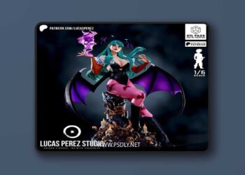Lucas Perez – Morrigan – 3D Print Model STL 7 Lucas Perez – Morrigan – 3D Print Model STL