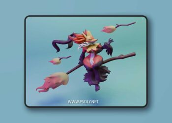 Pokemon – Mega Delphox – 3D Print Model STL