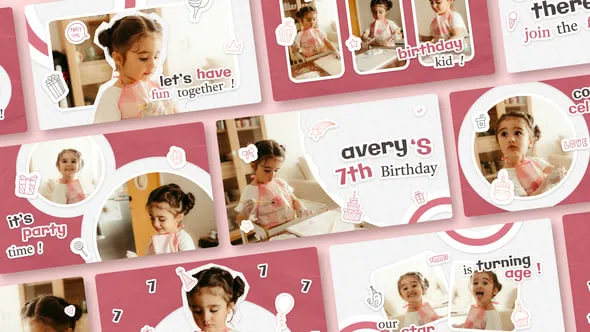 Videohive - Kids Birthday Invitation - 62137125 1 Videohive Kids Birthday Invitation 62137125