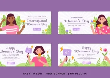Videohive - Womens Day Sale Horizontal Banner - 62031999 4 Videohive Womens Day Sale Horizontal Banner 62031999